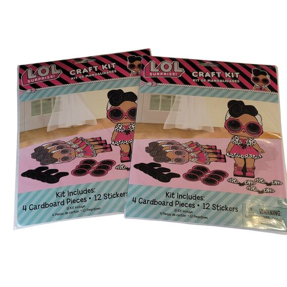 LOL Surprise Doll Party Kit for 8 Plates, Decor, Lanterns, Pens Straws Huge Lot - Picture 8 of 16